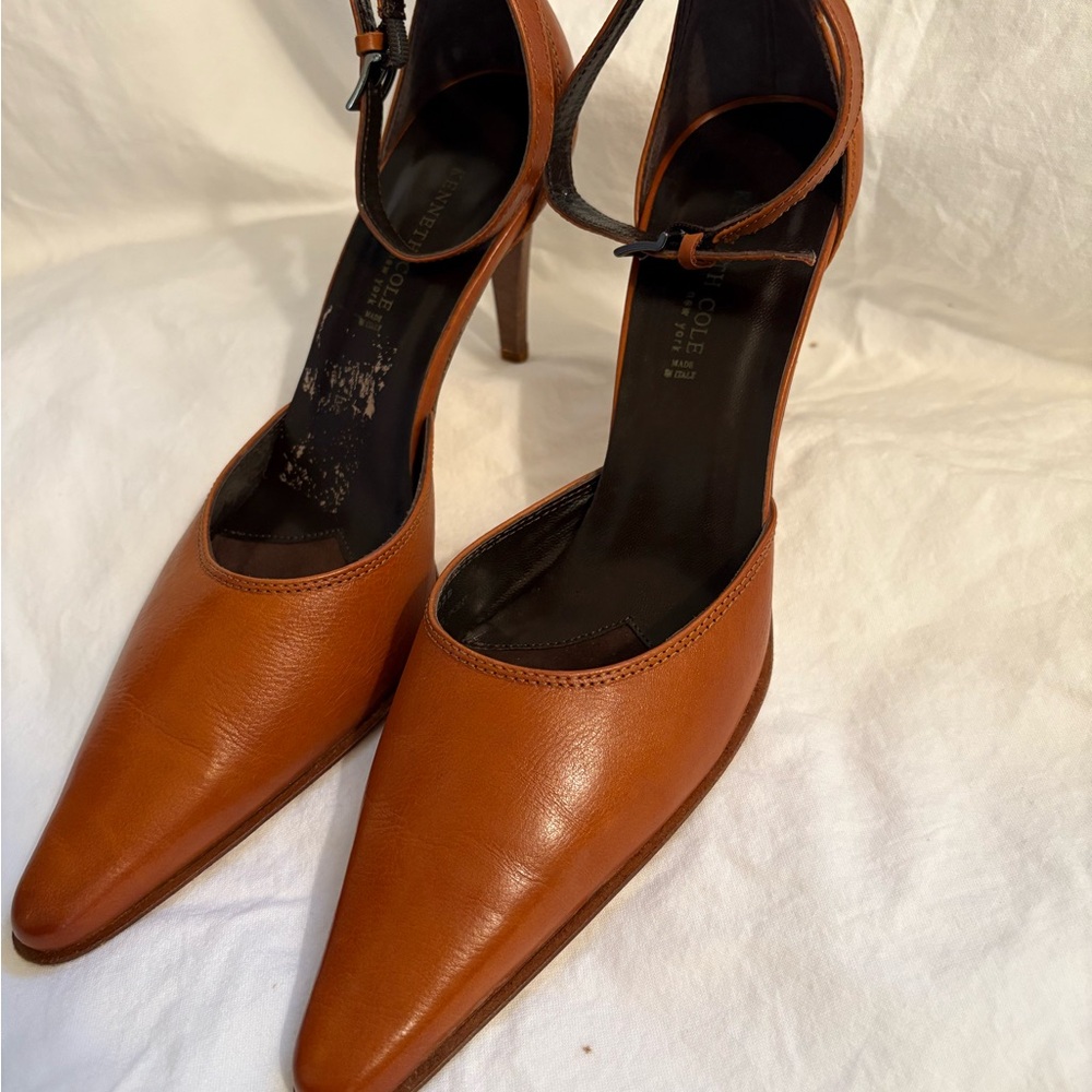 Kenneth Cole Brown Leather Women's Heels
